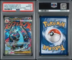 2025 Pokemon TCG Mega Charizard X PSA 10 Mega Evolution UPC Promo Holo - Image 3