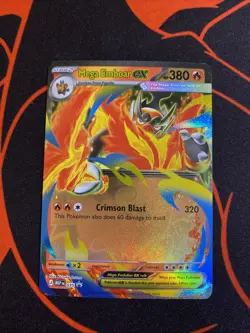 Mega Emboar ex 035 PROMO BLACK STAR HOLO Ascended Heroes Pokemon English Box TCG - Image 1