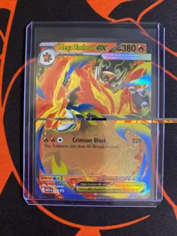 Mega Emboar ex 035 PROMO BLACK STAR HOLO Ascended Heroes Pokemon English Box TCG - Image 3