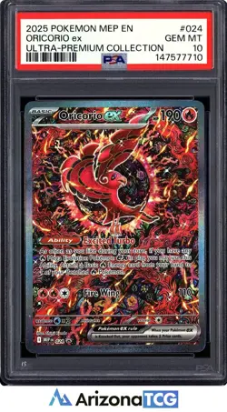 Pokemon 2025 Oricorio ex 024 Ultra-Premium Collection GEM MINT PSA 10 - Image 1