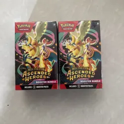 2 Pokemon TCG Mega Evolution Ascended Heroes Booster Bundles - Image 1