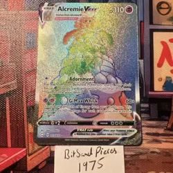 Pokemon TCG Alcremie VMAX 073/072 Shining Fates Secret Rare NM - Image 3
