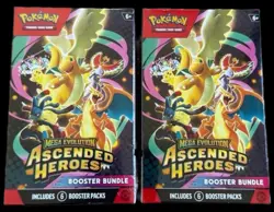 Pokemon Mega Evolution Ascended Heroes Booster Bundle Boxes (x2)Factory Sealed - Image 1