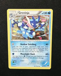 Greninja 40/122 Cracked Ice Holo XY BREAKpoint Pokemon Deck Exclusives TCG 2016 - Image 1