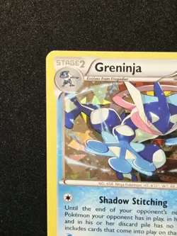 Greninja 40/122 Cracked Ice Holo XY BREAKpoint Pokemon Deck Exclusives TCG 2016 - Image 3
