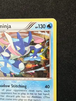 Greninja 40/122 Cracked Ice Holo XY BREAKpoint Pokemon Deck Exclusives TCG 2016 - Image 4