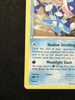 Greninja 40/122 Cracked Ice Holo XY BREAKpoint Pokemon Deck Exclusives TCG 2016 - Image 5