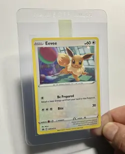 Eevee SWSH212 (MP) Cosmos Holo Sword & Shield: Black Star Promo 2022 Pokemon - Image 3