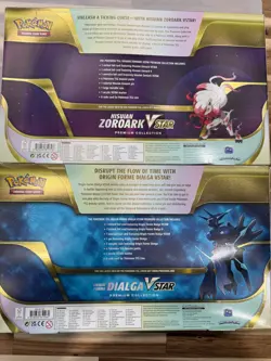Pokemon TCG: Origin Forme Dialga and Zoroark VSTAR Premium Collection Boxes - Image 2