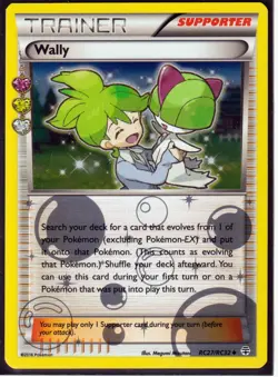 2016 POKEMON WALLY RC27/RC32- XY GENERATIONS- RADIANT COLLECTION- HOLO -NM/LP - Image 1