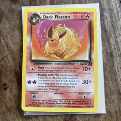 Pokemon TCG Dark Flareon Team Rocket 35/82 Regular MP - Image 1