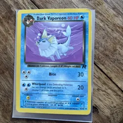 2000 Pokemon Team Rocket | Dark Vaporeon (45/82) | Unlimited - Image 1