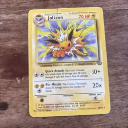 Pokemon TCG Jolteon Jungle 20/64 Regular Unlimited Rare - Image 1