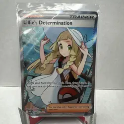 2025 Pokemon Mega Evolution Lillie’s Determination 169/132 Full Art Trainer NM - Image 1