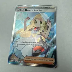 2025 Pokemon Mega Evolution Lillie’s Determination 169/132 Full Art Trainer NM - Image 3