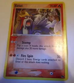 Entei 1/17 POP Series 2 Holo VINTAGE 2006 Pokemon LP - Image 3