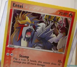 Entei 1/17 POP Series 2 Holo VINTAGE 2006 Pokemon LP - Image 4