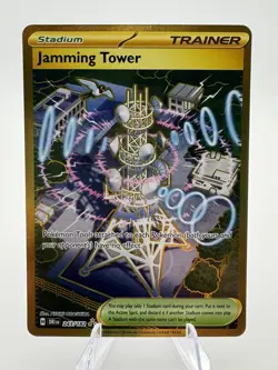 Pokemon - Jamming Tower 243/182 Sv10: Destined Rivals Gold - NM - Image 1