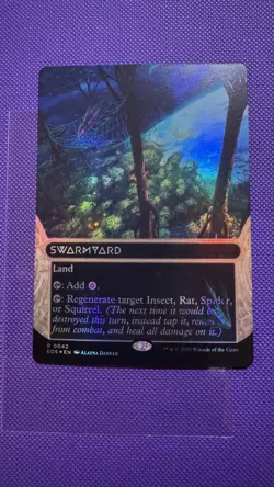 Swarmyard- Stellar Sights Borderless Foil MTG-NM #42 - Image 1