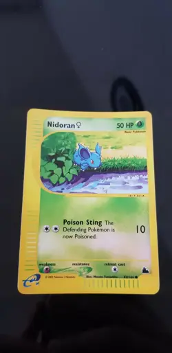 Nidoran (f) - 82/144 - Reverse Holo Near Mint Skyridge - Image 1
