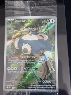 Pokemon TCG Snorlax 051 Scarlet & Violet Promo Holo Basic 150 HP English - Image 1