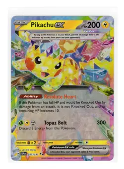 Pikachu ex 057/191 Double Rare Surging Sparks Pokemon TCG NM/M - Image 1