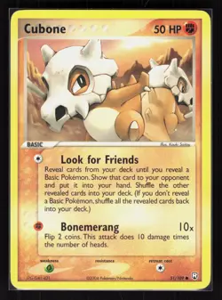Cubone Common Pokemon Team Rocket Returns 51/109 LP - Image 1
