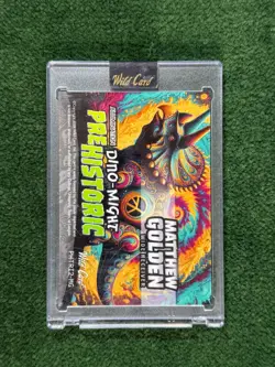 Matthew Golden /18 - Rainbow Holo Foil - 2024 Wild Card Dino Might - Image 2