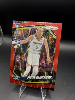 Paige Bueckers 2025 Prizm Red Seismic /249 Card No. 5 - Image 2