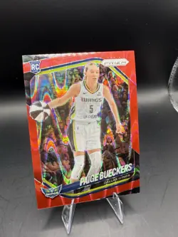 Paige Bueckers 2025 Prizm Red Seismic /249 Card No. 5 - Image 3