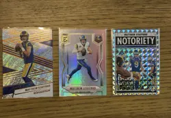Matthew Stafford Los Angeles Rams 3 Card Lot Revolution, Elite, Mosaic - Image 1