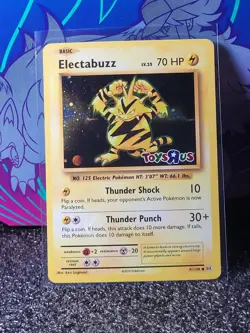 Pokemon Card Electabuzz Evolutions Toys R Us Stamped Promo Holo 41/108 LP - Image 1