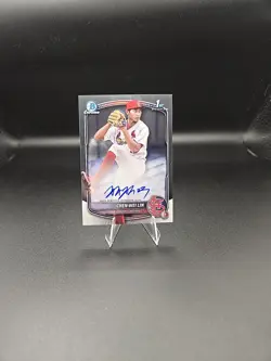 CHEN WEI LIN 2025 BOWMAN CHROME 1ST AUTO CARD - Image 4