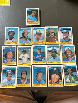 1984 Topps Ralston Purina 1st Annual Collector's Edition 33 card set NRMT - QTY - Image 1