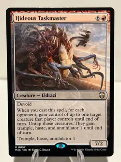 Hideous Taskmaster 57 R Commander: Modern Horizons 3 NM MTG - Image 1