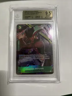 Dracule Mihawk ST12-003 (Illustration Box Vol.4) One Piece Promo BGS 9.5 - Image 1