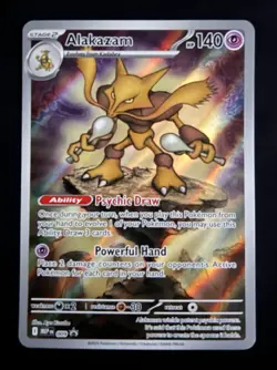 MEP 009 Alakazam Promo Full Art Mega Evolutions Base - Near Mint Pokemon TCG - Image 1