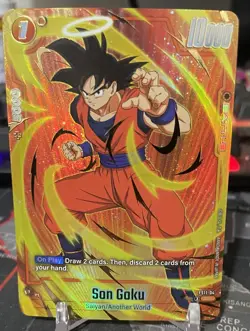 Dragon Ball Super Fusion World Bonus Pack - Son Goku FS11-04C* Gold Alt - Image 1