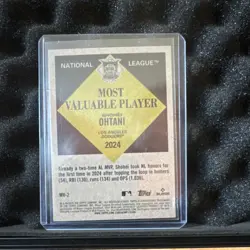 Topps 2024 Most Valuable Player Shohei Ohtani MV-2 Dodgers Baseball Insert - Image 2