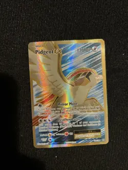 Pokemon TCG XY Evolutions Pidgeot EX Full Art Card 104/108 NM Condition - Image 1