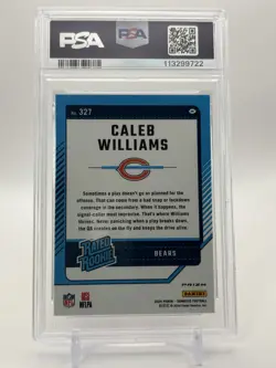 2024 Panini Donruss Optic Preview-Red Wave: #327 Caleb Williams PSA 10 GEM MINT - Image 2
