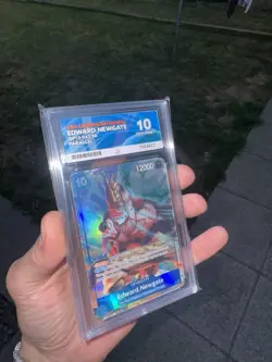 2025 One Piece Edward Newgate OP13-042 Gem Mint ACE 10 Alt Art SR English - Image 3