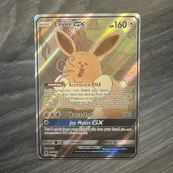 Pokemon TCG Eevee GX-SM233 Black Star Promo Holo full art🔥 (LP-MP) - Image 1