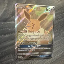 Pokemon TCG Eevee GX-SM233 Black Star Promo Holo full art🔥 (LP-MP) - Image 2