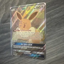 Pokemon TCG Eevee GX-SM233 Black Star Promo Holo full art🔥 (LP-MP) - Image 3