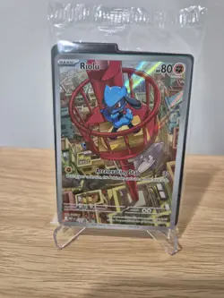 Riolu 010 - Mega Evolutions Illustration Rare Promo Pokemon TCG - SEALED- - Image 1