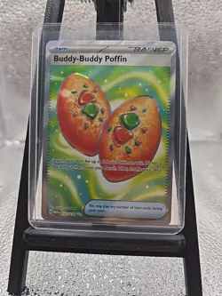 Pokemon TCG Buddy-Buddy Poffin Card 167/132 Mega Evolution Pack Fresh - Image 1