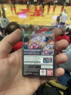 One Piece Monkey D. Luffy US College Basketball Card Rutgers In Hand Ships now - Image 2
