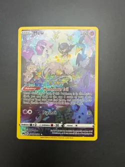 Pokemon Mew TCG Crown Zenith Holo Card Galarian Gallery GG10/GG70 NM - Image 3
