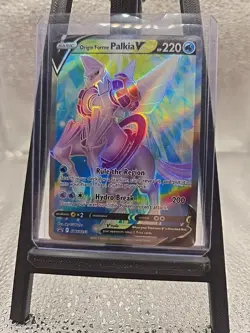 Origin Forme Palkia v SWSH253 Black Star Promo Card, Near Mint Condition - Image 1